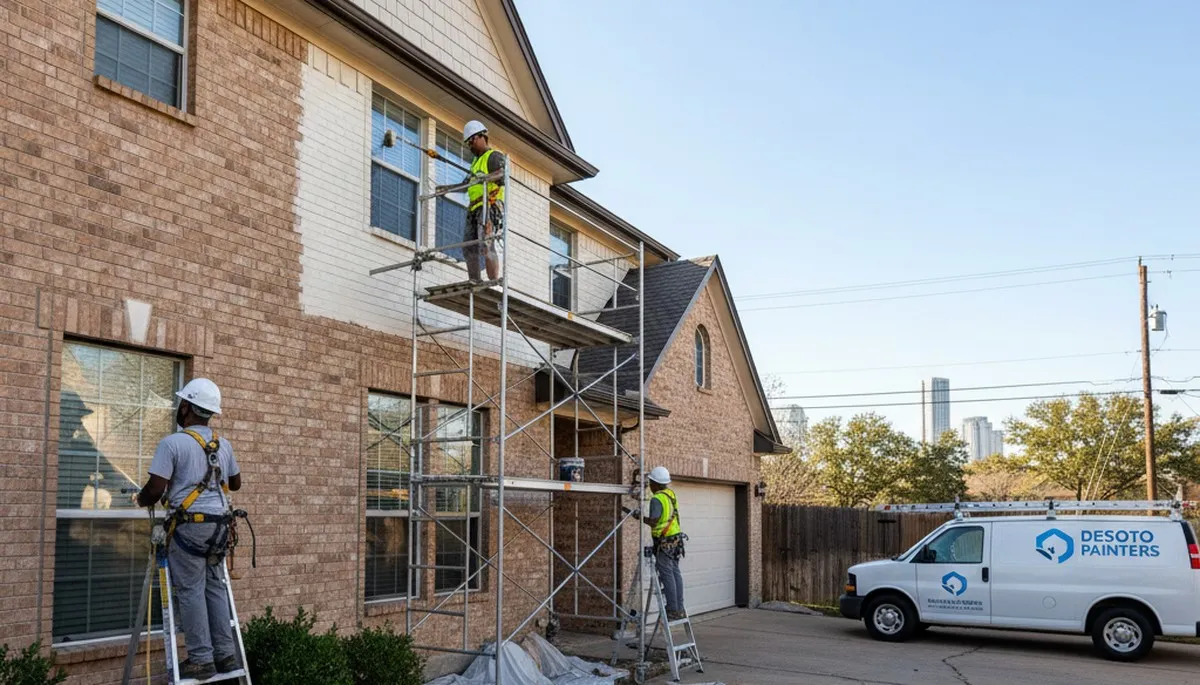 Professional painters serving Arlington, TX with interior and exterior painting services