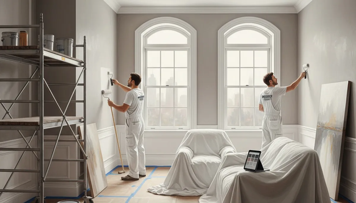 Interior house painting in Arlington, TX by Arlington Paint Pros for a clean, lasting finish