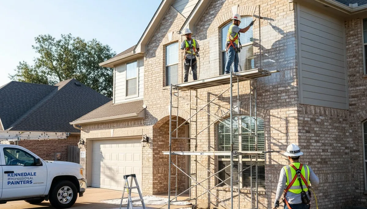 Professional painters in Arlington, TX providing interior and exterior painting services