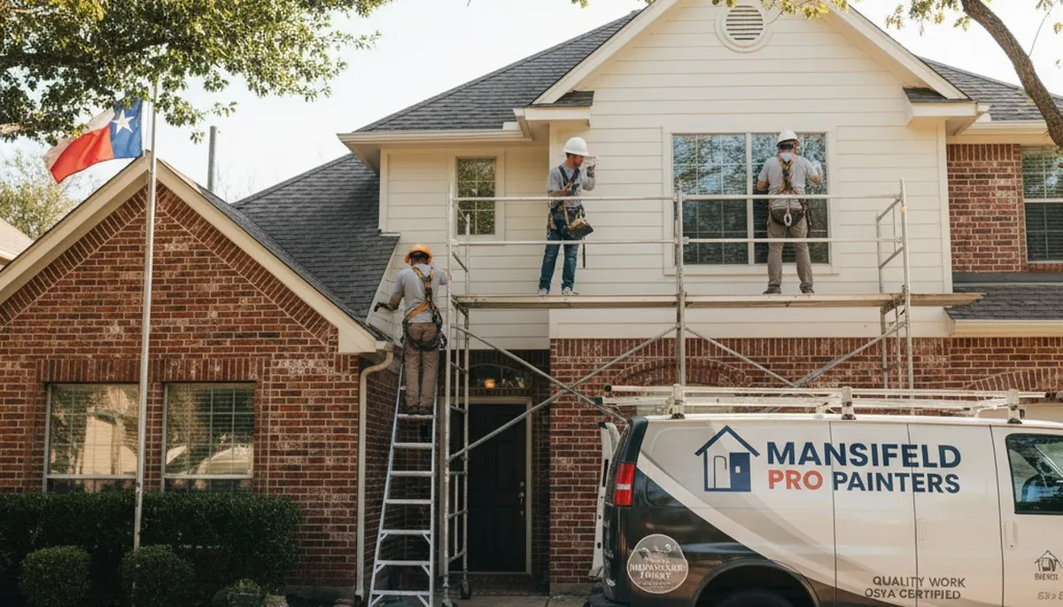 Professional painters serving Arlington, TX with interior and exterior painting services