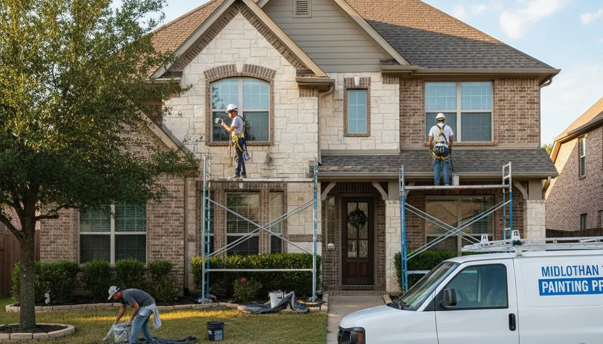 Professional painters in Arlington, TX providing interior and exterior painting services